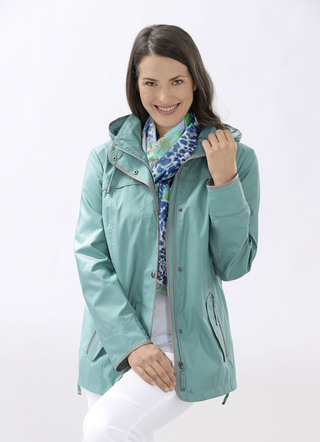 Funktionsjacke mit Reißverschluss an den Seitenschlitzen