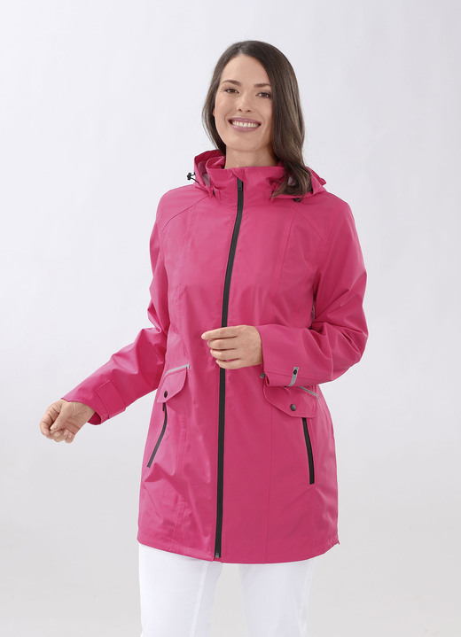 - Funktions-Longjacke in 2 Farben, in Größe 020 bis 060, in Farbe HIMBEERE Ansicht 2