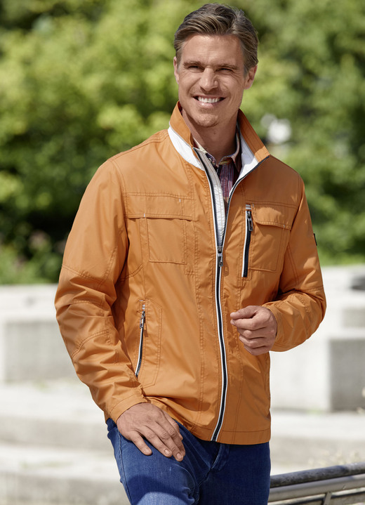 - Kurzjacke von „Gate One“, in Größe 024 bis 062, in Farbe ORANGE Ansicht 2