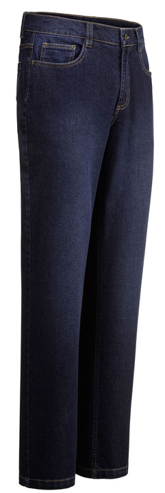 - Jeans in 5-Pocket Form in 3 Farben, in Größe 024 bis 060, in Farbe DUNKELJEANS Ansicht 2