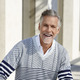 Pullover & Strickmode - V-Pullover mit Streifen- und Strukturdessin – Farbe MARINE-GRAU – Ansicht 1 Pullover & Strickmode - V-Pullover mit Streifen- und Strukturdessin, in Größe 046 bis 062, in Farbe MARINE-GRAU – Farbe MARINE-GRAU – Ansicht 1