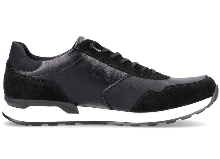 - Schnür-Sneaker mit herausnehmbarem Textilfußbett, in Größe 040 bis 047, in Farbe SCHWARZ Ansicht 9