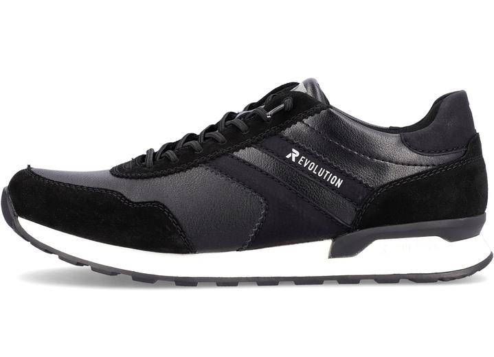 - Schnür-Sneaker mit herausnehmbarem Textilfußbett, in Größe 040 bis 047, in Farbe SCHWARZ Ansicht 7