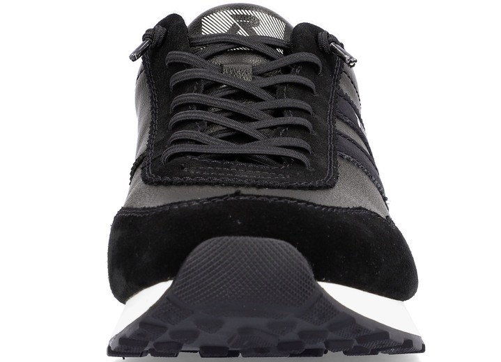 - Schnür-Sneaker mit herausnehmbarem Textilfußbett, in Größe 040 bis 047, in Farbe SCHWARZ Ansicht 8