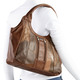 - Patchwork-Tasche aus Nappaleder , in Farbe COGNAC – Farbe COGNAC – Ansicht 3