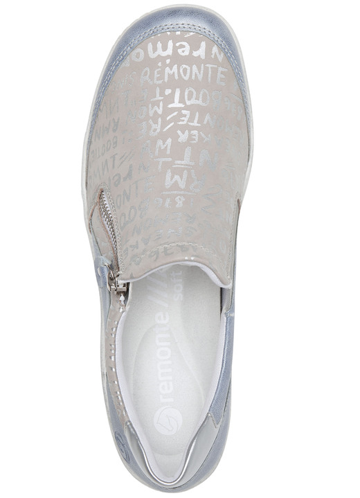 Slipper & Schnürschuhe - Remonte Slipper mit herausnehmbarer Einlage, in Größe 036 bis 042, in Farbe BLEU-SILBERGRAU Ansicht 2