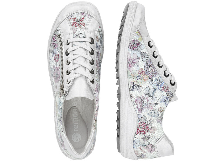 Sport- & Freizeitschuhe - Remonte, elegante Damen-Sneaker, Weite G, mit Reißverschluss, in Größe 036 bis 042, in Farbe SILBER-BUNT Ansicht 5