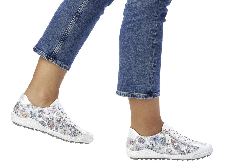 Sport- & Freizeitschuhe - Remonte, elegante Damen-Sneaker, Weite G, mit Reißverschluss, in Größe 036 bis 042, in Farbe SILBER-BUNT Ansicht 7