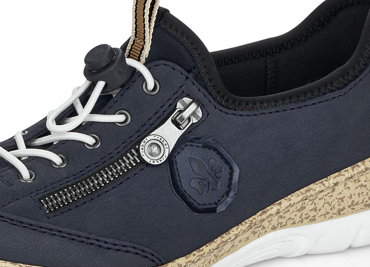 Slipper & Schnürschuhe - Rieker, sportliche Damen-Sneaker, mit MemoSoft Decksohle, in Größe 036 bis 042, in Farbe DUNKELBLAU Ansicht 6