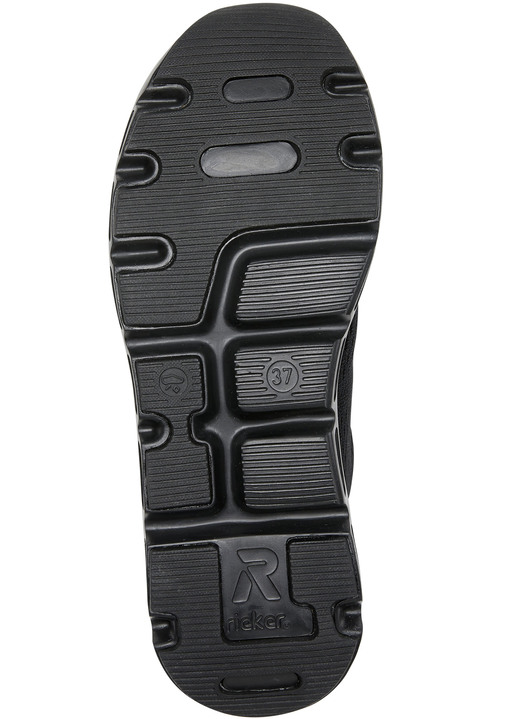 - Rieker Sneaker mit elastischer Zierschnürung, in Größe 036 bis 043, in Farbe SCHWARZ Ansicht 3