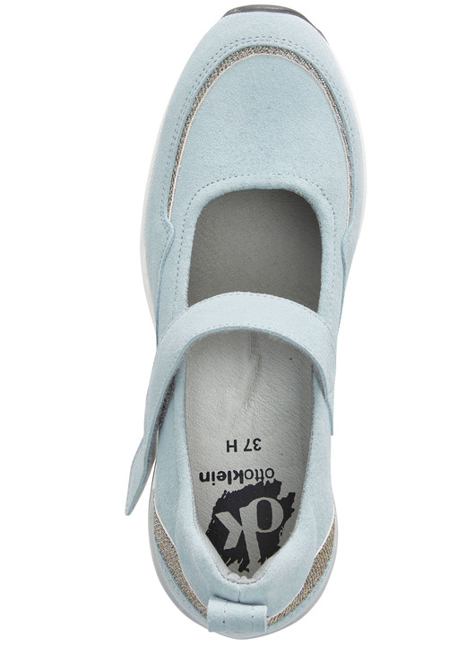 Weite H - ELENA EDEN Spangenschuh mit Glitzereinsätzen, in Größe 036 bis 042, in Farbe BLEU Ansicht 2