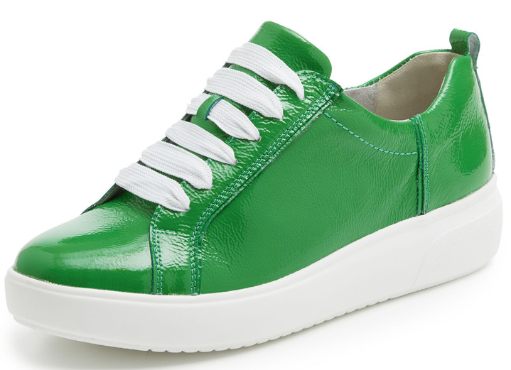 Slipper & Schnürschuhe - Waldläufer, trendige Damen-Schnürschuhe, Weite H, mit herausnehmbarem Fußbett, in Größe 3 1/2 bis 8, in Farbe ANTHRAZIT Ansicht 4