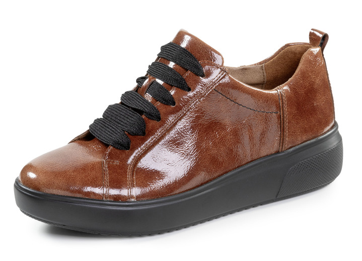 Slipper & Schnürschuhe - Waldläufer, trendige Damen-Schnürschuhe, Weite H, mit herausnehmbarem Fußbett, in Größe 3 1/2 bis 8, in Farbe ANTHRAZIT Ansicht 11