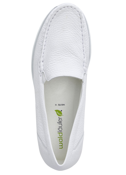 Slipper & Schnürschuhe - Waldläufer, bequeme Damen-Slipper, Weite H, mit herausnehmbarem Fußbett, in Größe 3 1/2 bis 8, in Farbe DUNKELBLAU Ansicht 5