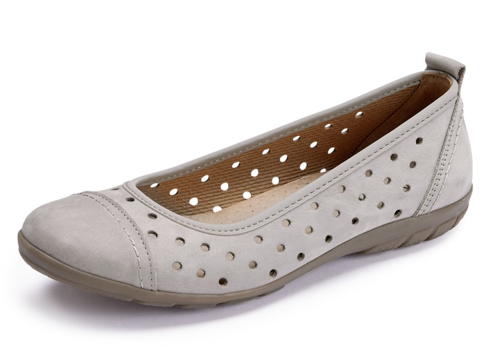 Pumps & Ballerina - ELENA EDEN, sommerliche Damen-Ballerinas, Weite G, mit herausnehmbarem Fußbett, in Größe 036 bis 042, in Farbe MARINE Ansicht 4