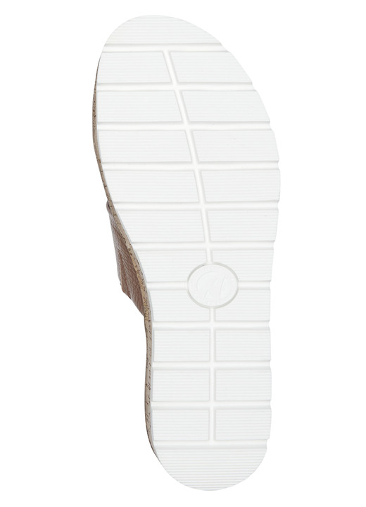 Sandaletten & Pantoletten - ELENA EDEN, bequeme Damen-Pantoletten, Weite G, mit herausnehmbarem Fußbett Ansicht 7 Sandaletten & Pantoletten - ELENA EDEN, bequeme Damen-Pantoletten, Weite G, mit herausnehmbarem Fußbett, in Größe 035 bis 042, in Farbe BLAU-WEISS-ROT Ansicht 7