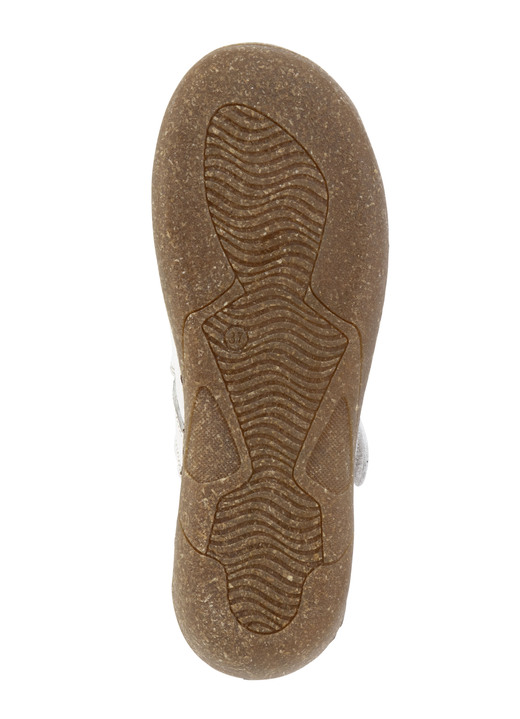 - ELENA EDEN Slipper aus schattiertem Nappaleder, in Größe 036 bis 042, in Farbe WEISS Ansicht 3