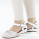 Sandaletten & Pantoletten - ELENA EDEN, sommerliche Damen-Sandalen, Weite G, aus Leder – Farbe WEISS – Ansicht 4 Sandaletten & Pantoletten - ELENA EDEN, sommerliche Damen-Sandalen, Weite G, aus Leder, in Größe 036 bis 042, in Farbe WEISS – Farbe WEISS – Ansicht 4