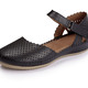 Sandaletten & Pantoletten - ELENA EDEN, sommerliche Damen-Sandalen, Weite G, aus Leder – Farbe SCHWARZ – Ansicht 1 Sandaletten & Pantoletten - ELENA EDEN, sommerliche Damen-Sandalen, Weite G, aus Leder, in Größe 036 bis 042, in Farbe WEISS – Farbe SCHWARZ – Ansicht 1