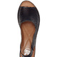 Sandaletten & Pantoletten - ELENA EDEN Sandalette aus luftig, perforiertem, schattiertem Rind-Nappaleder – Farbe SCHWARZ – Ansicht 2 Sandaletten & Pantoletten - ELENA EDEN Sandalette aus luftig, perforiertem, schattiertem Rind-Nappaleder, in Größe 036 bis 042, in Farbe SCHWARZ – Farbe SCHWARZ – Ansicht 2