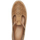 Weite H - ELENA EDEN, sommerliche Damen-Slipper, Weite H, mit Klettverschluss, in Größe 036 bis 043, in Farbe COGNAC – Farbe COGNAC – Ansicht 2