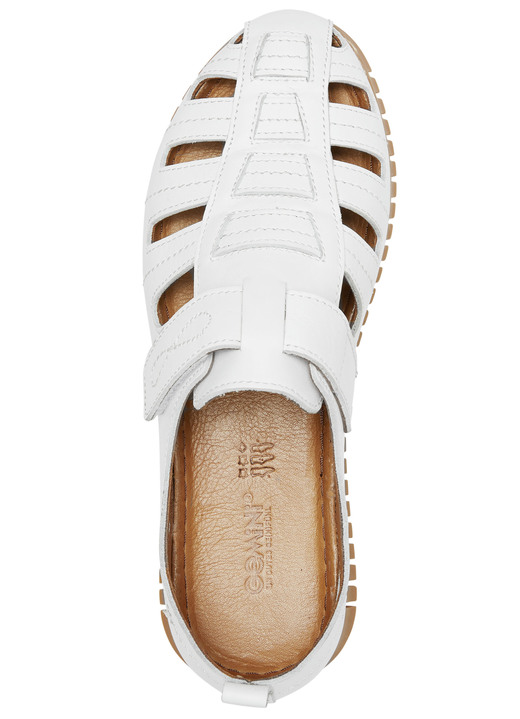 Slipper & Schnürschuhe - Gemini Slipper mit luftigen Durchbrüchen, in Größe 036 bis 042, in Farbe WEISS Ansicht 2