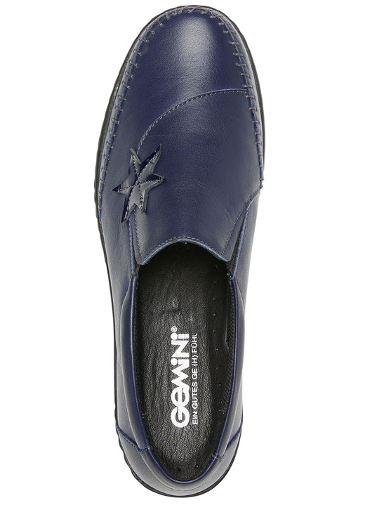 Slipper & Schnürschuhe - Gemini Slipper mit Leder-Applikation Ansicht 9 Slipper & Schnürschuhe - Gemini Slipper mit Leder-Applikation, in Größe 036 bis 042, in Farbe COGNAC Ansicht 9