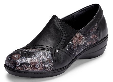 ELENA EDEN, bequeme Damen-Slipper, Weite H, mit herausnehmbarem Fußbett