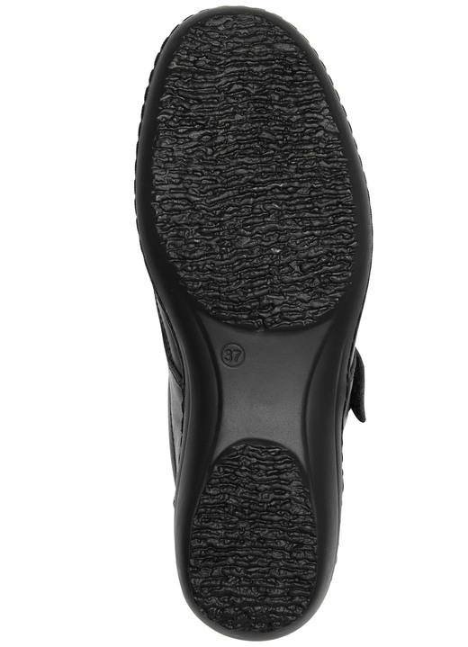 Slipper & Schnürschuhe - ELENA EDEN, bequeme Damen-Slipper, WeiteH, mit herausnehmbarem Fußbett, in Größe 036 bis 043, in Farbe SCHWARZ Ansicht 3