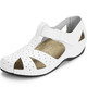 Sandaletten & Pantoletten - ELENA EDEN, klassische Damen-Sandalen, Weite H, mit Klettverschluss, in Größe 036 bis 042, in Farbe WEISS – Farbe WEISS – Ansicht 1