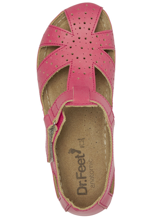 Sandaletten & Pantoletten - ELENA EDEN, klassische Damen-Sandalen, Weite H, mit Klettverschluss, in Größe 036 bis 042, in Farbe WEISS Ansicht 8