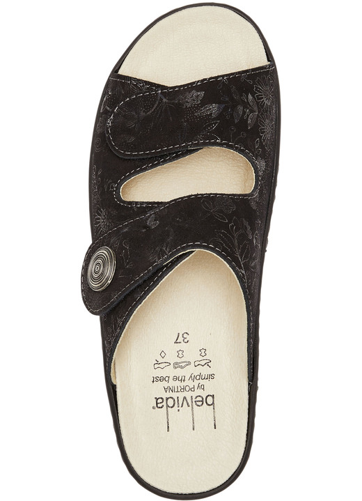 Sandaletten & Pantoletten - ELENA EDEN, klassische Damen-Pantoletten, Weite H, mit herausnehmbaren Fußbett, in Größe 036 bis 043, in Farbe ROT Ansicht 5