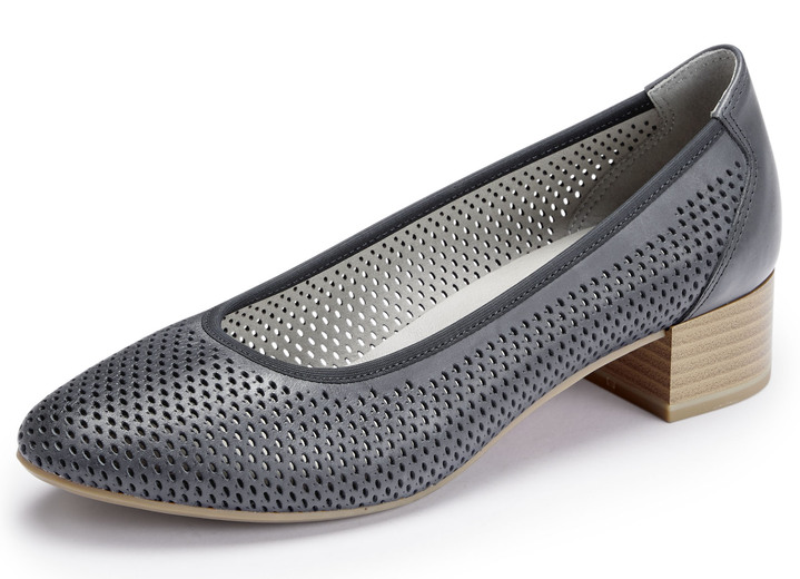 Pumps & Ballerina - ELENA EDEN Pumps mit luftiger Perforation Ansicht 8 Pumps & Ballerina - ELENA EDEN Pumps mit luftiger Perforation, in Größe 3 1/2 bis 8, in Farbe HELLBLAU Ansicht 8
