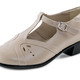 Pumps & Ballerina - ELENA EDEN, schicke Damen-Pumps, Weite H, aus Leder – Farbe BEIGE – Ansicht 1 Pumps & Ballerina - ELENA EDEN, schicke Damen-Pumps, Weite H, aus Leder, in Größe 036 bis 042, in Farbe BEIGE – Farbe BEIGE – Ansicht 1