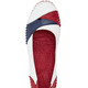 Slipper & Schnürschuhe - Gemini, klassische Damen-Slipper, Weite G, mit herausnehmbarem Fußbett, in Größe 036 bis 042, in Farbe WEISS-ROT-MARINE – Farbe WEISS-ROT-MARINE – Ansicht 2