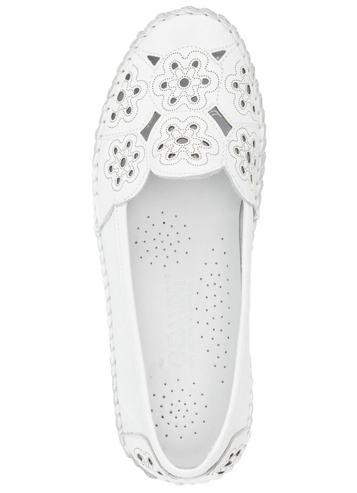 Slipper & Schnürschuhe - Gemini, leichte Damen-Slipper, Weite G, mit herausnehmbarem Fußbett Ansicht 5 Slipper & Schnürschuhe - Gemini, leichte Damen-Slipper, Weite G, mit herausnehmbarem Fußbett, in Größe 035 bis 041, in Farbe JEANSBLAU Ansicht 5