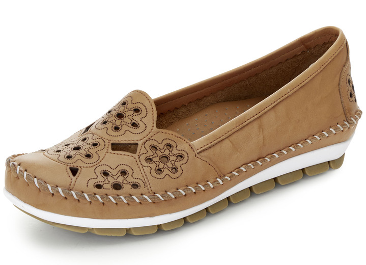 Slipper & Schnürschuhe - Gemini, leichte Damen-Slipper, Weite G, mit herausnehmbarem Fußbett Ansicht 7 Slipper & Schnürschuhe - Gemini, leichte Damen-Slipper, Weite G, mit herausnehmbarem Fußbett, in Größe 035 bis 041, in Farbe JEANSBLAU Ansicht 7