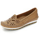 Slipper & Schnürschuhe - Gemini, leichte Damen-Slipper, Weite G, mit herausnehmbarem Fußbett – Farbe CAMEL – Ansicht 1 Slipper & Schnürschuhe - Gemini, leichte Damen-Slipper, Weite G, mit herausnehmbarem Fußbett, in Größe 035 bis 041, in Farbe JEANSBLAU – Farbe CAMEL – Ansicht 1