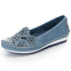 Slipper & Schnürschuhe - Gemini, leichte Damen-Slipper, Weite G, mit herausnehmbarem Fußbett – Farbe JEANSBLAU – Ansicht 1 Slipper & Schnürschuhe - Gemini, leichte Damen-Slipper, Weite G, mit herausnehmbarem Fußbett, in Größe 035 bis 041, in Farbe JEANSBLAU – Farbe JEANSBLAU – Ansicht 1