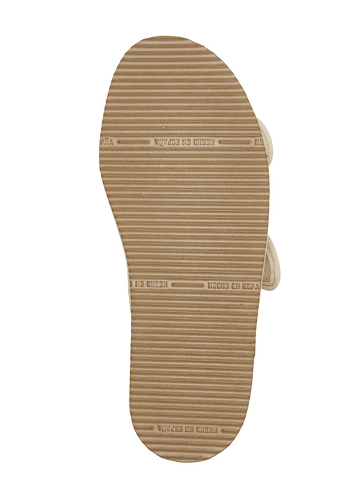 Sandaletten & Pantoletten - Bequeme Damen-Sandalen, Weite H, aus gepolstertem Textilmaterial, in Größe 036 bis 042, in Farbe MARINE Ansicht 6