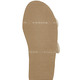 Sandaletten & Pantoletten - Bequeme Damen-Sandalen, Weite H, aus gepolstertem Textilmaterial, in Größe 036 bis 042, in Farbe MARINE – Farbe BEIGE – Ansicht 3
