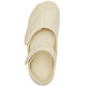 Sandaletten & Pantoletten - Klett-Sandale aus elastischem Textilmaterial – Farbe BEIGE – Ansicht 2 Sandaletten & Pantoletten - Klett-Sandale aus elastischem Textilmaterial, in Größe 035 bis 042, in Farbe MARINE – Farbe BEIGE – Ansicht 2