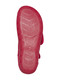 Sandaletten & Pantoletten - Klett-Sandale aus elastischem Textilmaterial – Farbe ROT – Ansicht 3 Sandaletten & Pantoletten - Klett-Sandale aus elastischem Textilmaterial, in Größe 035 bis 042, in Farbe MARINE – Farbe ROT – Ansicht 3