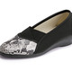 Slipper & Schnürschuhe - Slipper aus elastischem Textilmaterial – Farbe SCHWARZ-GRAU – Ansicht 1 Slipper & Schnürschuhe - Slipper aus elastischem Textilmaterial, in Größe 036 bis 042, in Farbe SCHWARZ-GRAU – Farbe SCHWARZ-GRAU – Ansicht 1