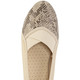 Slipper & Schnürschuhe - Slipper aus elastischem Textilmaterial – Farbe BEIGE-BRAUN – Ansicht 2 Slipper & Schnürschuhe - Slipper aus elastischem Textilmaterial, in Größe 036 bis 042, in Farbe SCHWARZ-GRAU – Farbe BEIGE-BRAUN – Ansicht 2