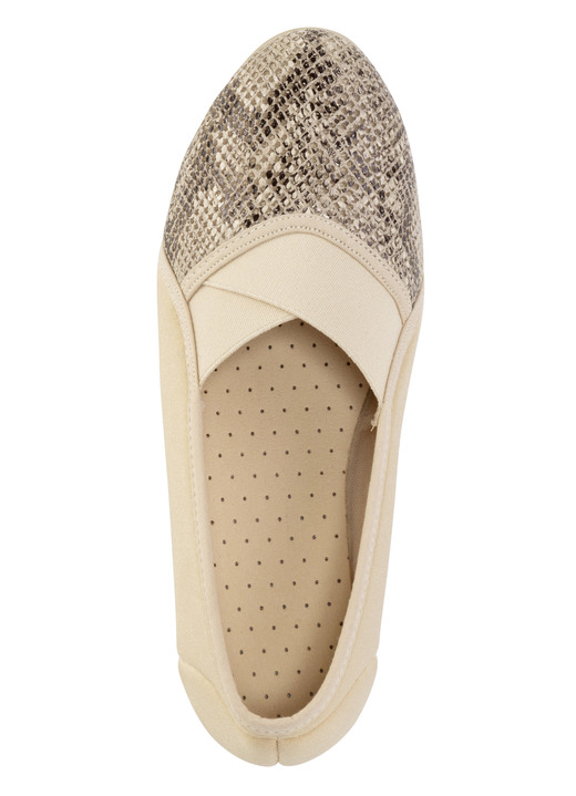 Slipper & Schnürschuhe - Slipper aus elastischem Textilmaterial Ansicht 5 Slipper & Schnürschuhe - Slipper aus elastischem Textilmaterial, in Größe 036 bis 042, in Farbe SCHWARZ-GRAU Ansicht 5