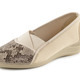 Slipper & Schnürschuhe - Slipper aus elastischem Textilmaterial – Farbe BEIGE-BRAUN – Ansicht 1 Slipper & Schnürschuhe - Slipper aus elastischem Textilmaterial, in Größe 036 bis 042, in Farbe SCHWARZ-GRAU – Farbe BEIGE-BRAUN – Ansicht 1