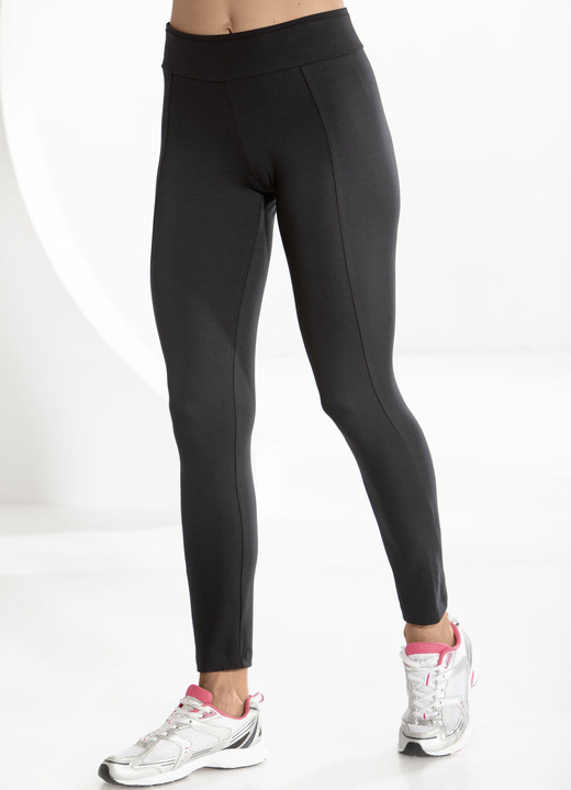 Freizeithosen - Leggings von „Plantier“ in 3 Farben Freizeithosen - Leggings von „Plantier“ in 3 Farben, in Größe 036 bis 054, in Farbe SCHWARZ