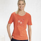 Homewear & Freizeitmode - Shirt von „LPO“ in 3 Farben – Farbe MANDARINE – Ansicht 2 Homewear & Freizeitmode - Shirt von „LPO“ in 3 Farben, in Größe 036 bis 050, in Farbe PETROL – Farbe MANDARINE – Ansicht 2