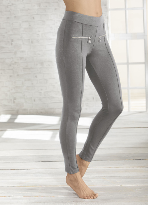 Freizeithosen - Leggings von Laurina, in Größe 034 bis 052, in Farbe MARINE Ansicht 3